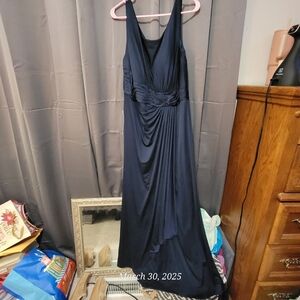 Elegant Navy Blue Dress